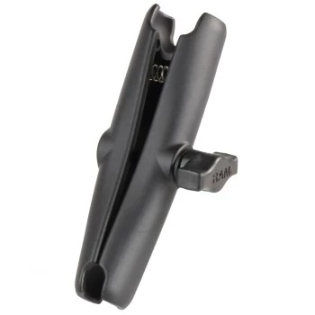 Planšetdatora/ierīces dubultligzdas svira RAM stiprinājumi RAM-B-201U-C, alumīnijs, lodīte 2,54 cm, augstums 152,4 mm, melna