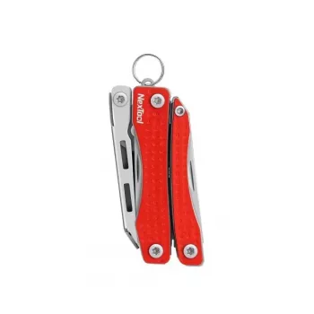 Multi-tool Nextool NE20051 10-in-1 compact multitool, nerūsējošais tērauds, sarkans, 78 g, 6.2 cm folded