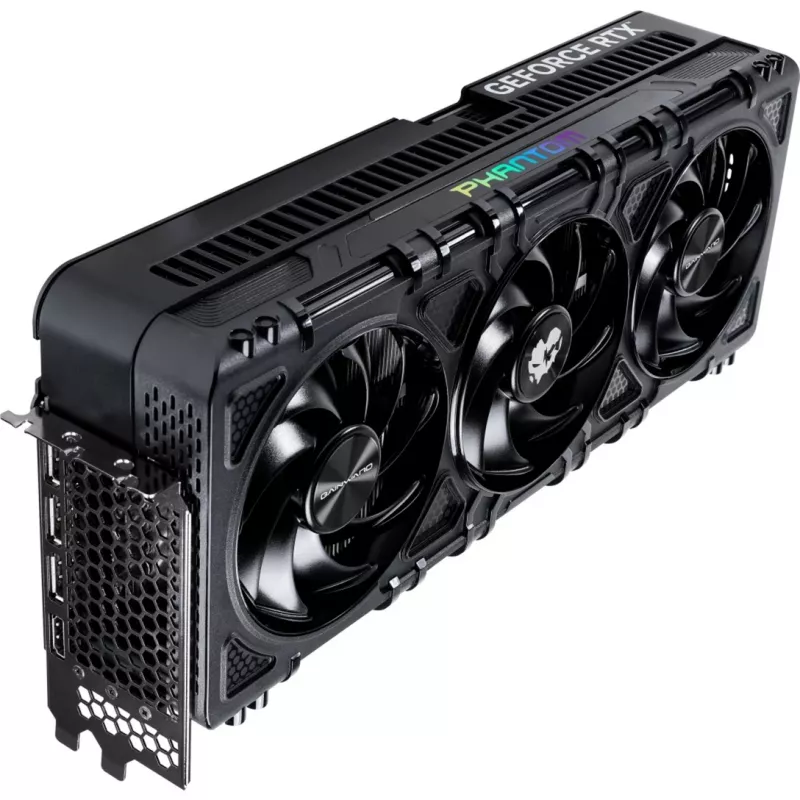 Grafiskā karte GAINWARD GeForce RTX 5090 Phantom — 32 GB GDDR7, 512 bitu, PCIe 5.0, 3x DP 2.1b + HDMI 2.1b, 3 ventilatori, 331,9 mm