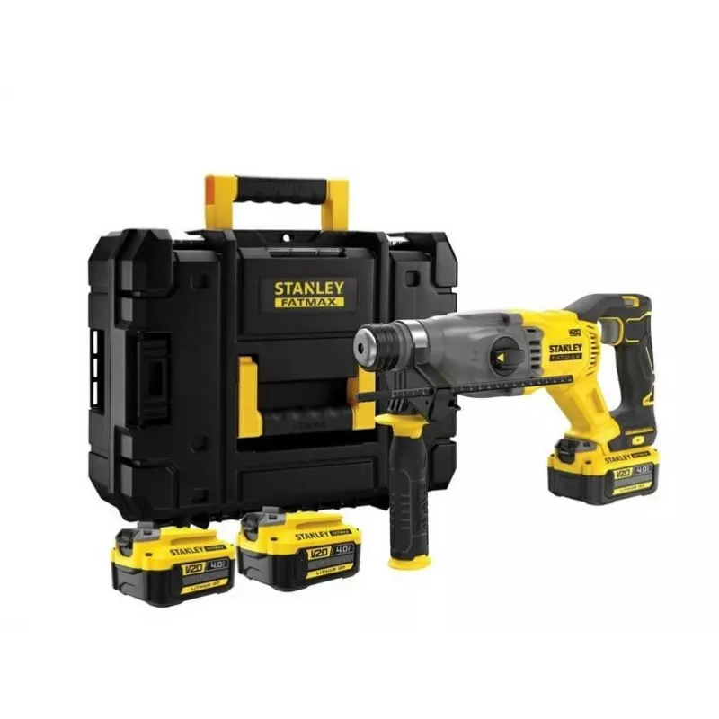 STANLEY SDS+ rotācijas āmurs 18V V20 2x4Ah KUFER