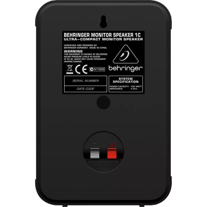 2 ceļu skaļrunis Behringer 1C-BK 100 W