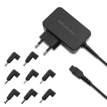 Strāvas adapteris QOLTEC Universal 30W ar 8 maināmiem spraudņiem