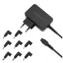 Strāvas adapteris QOLTEC Universal 30W ar 8 maināmiem spraudņiem