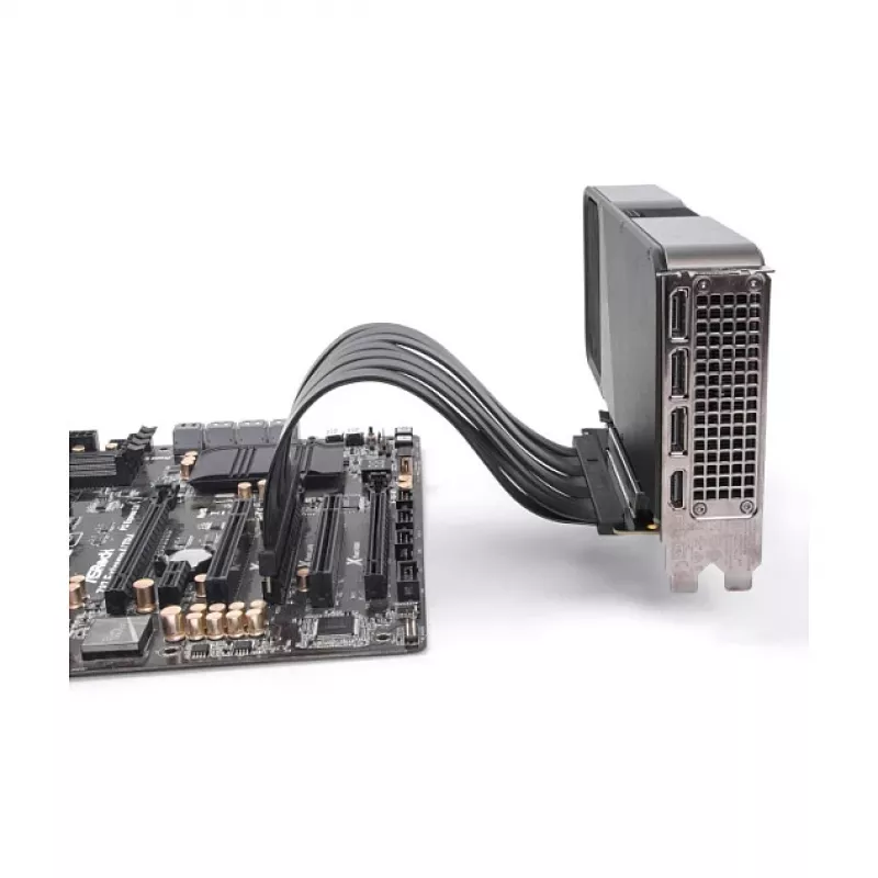 Pacēlāja karte DELOCK 81593 PCI Express 5.0 x16, 30 cm kabeļa garums