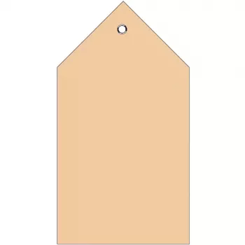 Kravas etiķetes HERMA 6070 80x150 mm ar plastmasas actiņu un salocītu stūri