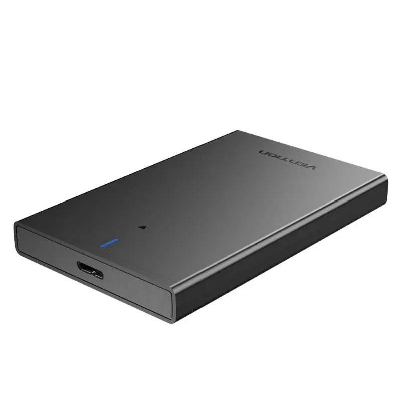 Vention 2,5 collu SATA cietā diska korpuss (USB 3.0 Micro-B) melns