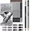 Colorino skiču mākslas komplekts 80118PTR — 12 daļu skiču zīmuļi un piederumi