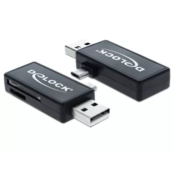 Karšu lasītājs DeLOCK 91731 USB 2.0 Melns
