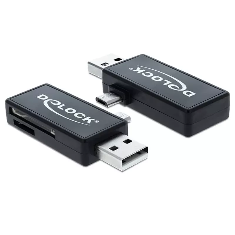 Karšu lasītājs DeLOCK 91731 USB 2.0 Melns