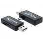 Karšu lasītājs DeLOCK 91731 USB 2.0 Melns