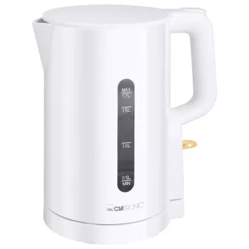 Elektriskā tējkanna CLATRONIC WK 3835 — 1,7 L, 2200 W, balta
