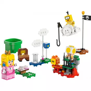 LEGO 71441 Super Mario interaktīvā LEGO Peach figūras komplekts, saderīgs ar LEGO sistēmu