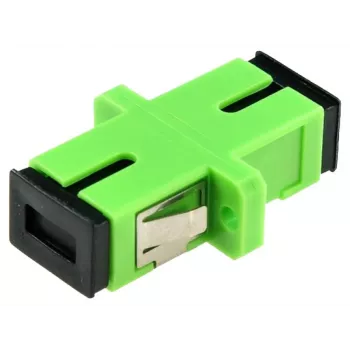 Optiskās šķiedras adapteris Alantec FOA-SCA-SMS — SM SC/APC uz SC/UPC simpleksais savienojums, 2,5 mm, zaļš
