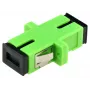 Optiskās šķiedras adapteris Alantec FOA-SCA-SMS — SM SC/APC uz SC/UPC simpleksais savienojums, 2,5 mm, zaļš