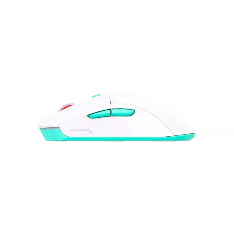 HyperX Pulsefire Haste 2 Core Wls - Spēļu pele (Balta/Zaļa/Purpursarkana)