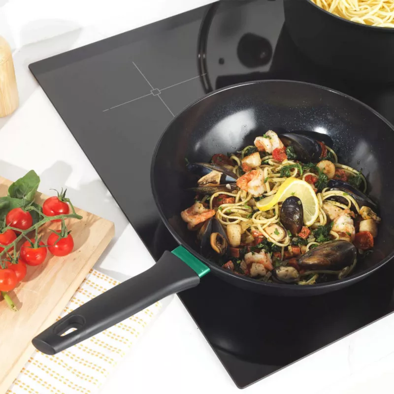 Panna Russell Hobbs 28 cm Thermocollar RH03255EU7, nepiedegoša virsma, siltuma indikators