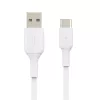USB kabelis Belkin CAB001BT3MWH 3 m USB A USB C Balts