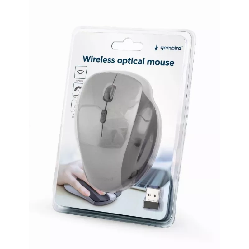 Optiskā pele Gembird MUSW-6B-02-BG USB