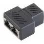 Wire Connector S/CONN 08-01040 2 x RJ-45 Melns