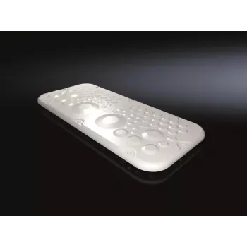 Plaukta plāksne Rittal SZ 2562.300 — plastmasas plaukta plāksne, gaiši pelēka, atverei 339×149 mm