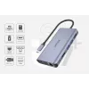 Hub UNITEK uHUB S7 USB 3.2 Gen 1 Type-C pelēka