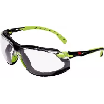 3M Drošības brilles Solus 1000-Set EN 166, EN 170, EN 172, zaļi deniņi, caurspīdīgas PC lēcas 3M (S2SGAFKT)