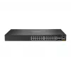 HPE - Aruba sērija - Aruba 6300F - slēdzis - L3 - pārvaldāms - 24 x 10/100/1000 + 4 x 1 Gigabitu / 10 Gigabitu / 25 Gigabitu / 50 Gigabitu SFP56 (augšupsaite / stekēšana) priekšā un sānā uz aizmuguri