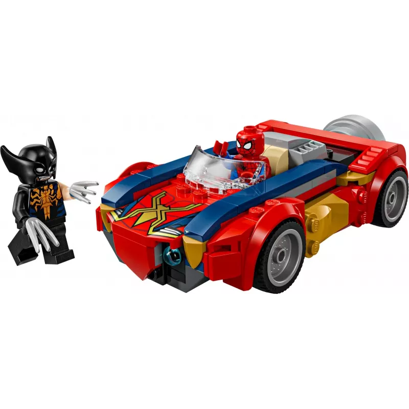 LEGO MARVEL 76336 Zirnekļcilvēka mašīna pret Venomizēto Vilknadzi