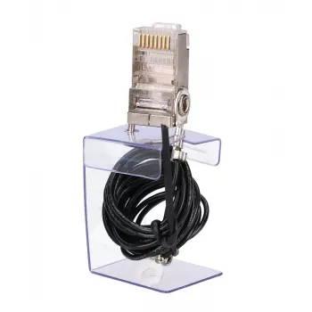 Tīkla kabelis UBIQUITI TOUGHCable RJ-45 Cat5e 1 m, melns, RJ-45 savienotājs