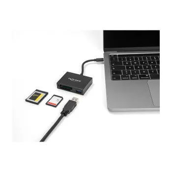 DeLOCK USB-C karšu lasītājs XQD un SD atmiņas kartēm USB 5 Gbps