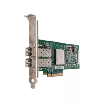 Qlogic - QLE2562-CK - 8 Gb divportu FC HBA, x8 PCIe, SR LC daudzmodu optika
