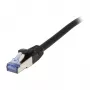 Patch vads RJ45 - CAT6A 500Mhz - 1,5m - melns - S-STP(S/FTP) - AWG27 - LSZH - Synergy 21