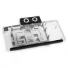 Grafikas karte Alphacool Core RX 9070 XT Taichi Transparent Chrome ar aizmugures plāksni