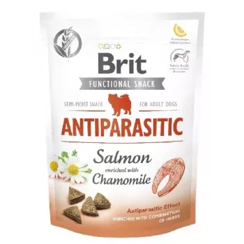 BRIT funkcionālā uzkoda pretparazītu - suņu našķis - 150g