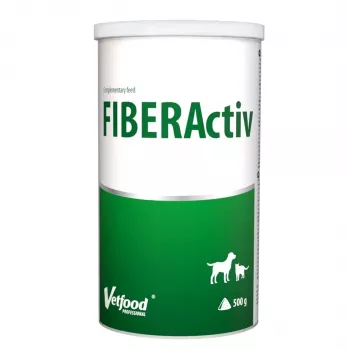 Mitrās barības piedeva Vetfood VETFOOD FIBERActiv suņiem un kaķiem 500 g