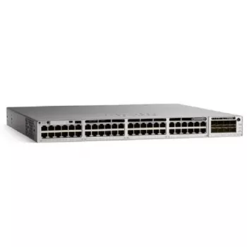 Catalyst 9300 48-portu (12 mGig, 36 2,5 Gbps) Network Essentials, 1 barošanas bloks