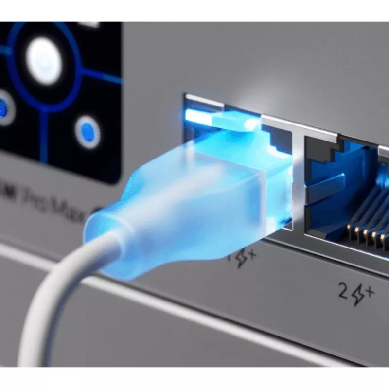 Ubiquiti UACC-Cable-Patch-EL-0.15M-W tīkla kabelis, caurspīdīgs, balts, Cat6
