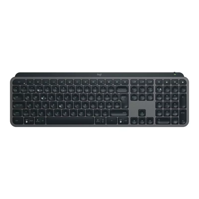 Logitech MX Keys S tastatūra RF bezvadu + Bluetooth QWERTZ Šveices grafīta (920-011571)
