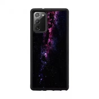 Aizsargājošs tālruņa maciņš iKins Samsung Galaxy Note 20 — Piena Ceļa melns