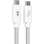 USB kabelis HYPER HyperDrive Next USB4 Gen 3x2 1,2 m Balts