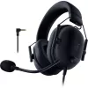 Vadu spēļu austiņas Razer MelnsShark V2 X — binaurālas, 3,5 mm, 32 Ω, 12–28000 Hz, mikrofons ar izliekamu strēli -42 dB, 270 g