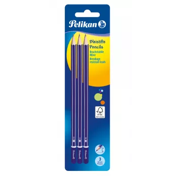 Grafīta zīmuļi Pelikan 807418 Multi 3 gab.