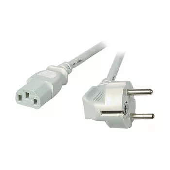 EFB-Elektronik strāvas vads ar iezemētu spraudni 90° - C13 180°, pelēks, 3,0 m, 3 x 1,00 mm² Ražotājs: EFB Elektronik (EK501.3V2)