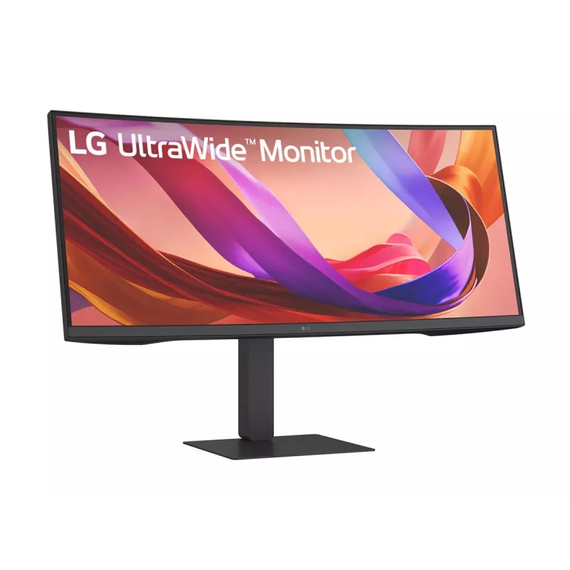 LG 34 collu 21:9 UltraWide WQHD (3440x1440) IPS monitors ar HDR10 un sRGB 99% (tip.), Visu vienā USB-C savienojamība
