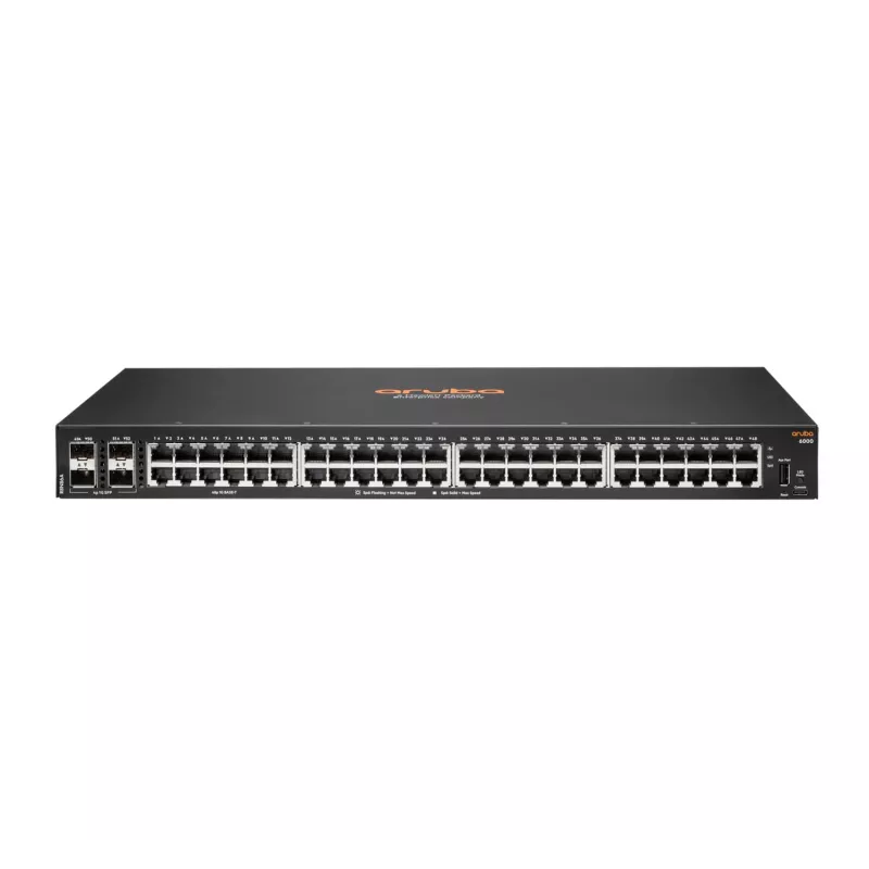 HPE Aruba Networking CX6000 52 portu slēdzis (R8N86A) [48x Gigabit LAN, 4x SFP]