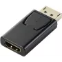 Renkforce RF-5506962 DisplayPort/HDMI adapteris [1x DisplayPort spraudnis - 1x HDMI ligzda] melns, zeltīti kontakti (RF-5506962)