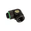 Adapter 90° BitsPower BP-MB90R2LD G1/4 collas vīrišķā uz G1/4 collas sievišķo, 2x grozāmi šarnīri