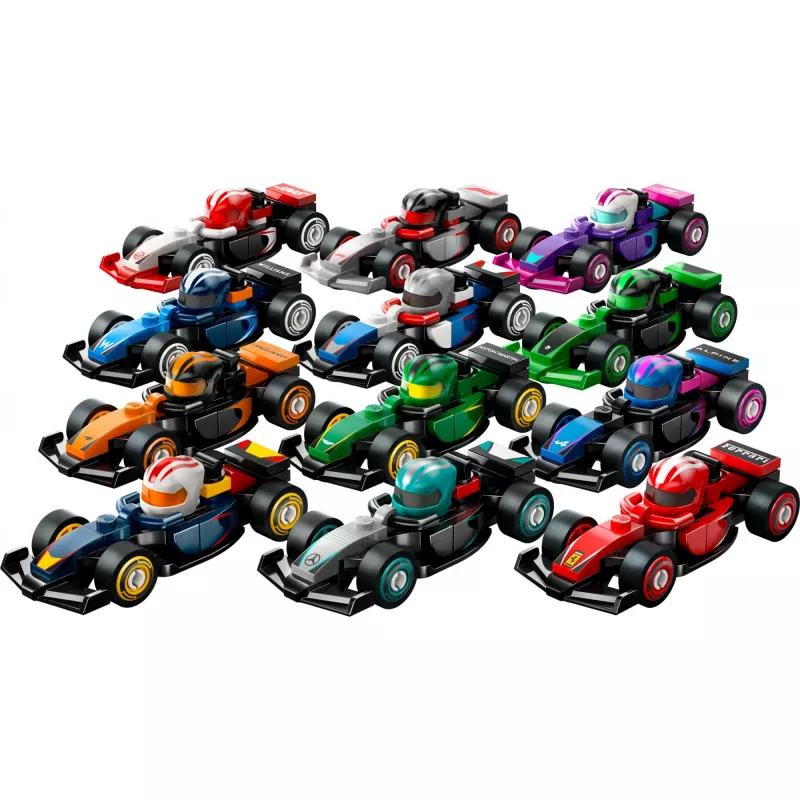 LEGO Minifigures 71049 F1 sacīkšu automašīnas, kolekcionējamas, dažādas