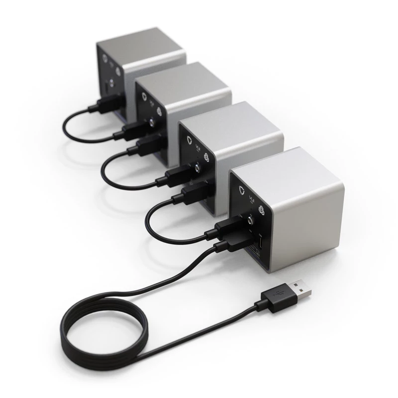 Ciparnīcas kontrolleris Streacom VU1-Dial Silver USB Type-C — rotācijas kontrolleris sistēmas ventilatoriem, RGB un audio vadībai