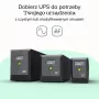 Nepārtrauktās barošanas avots zaļa Cell UPSLP480 0,75 kVA (480 W) 4 maiņstrāvas kontaktligzdas, 2×12 V 7 Ah VRLA, tornis, AVR